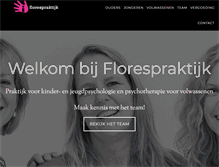 Tablet Screenshot of florespraktijk.nl